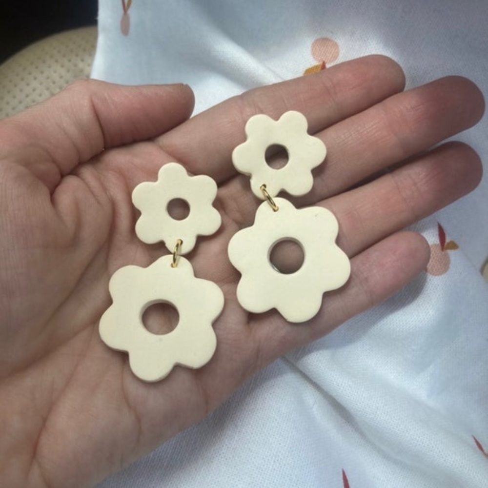Handmade clay earrings/ dangles